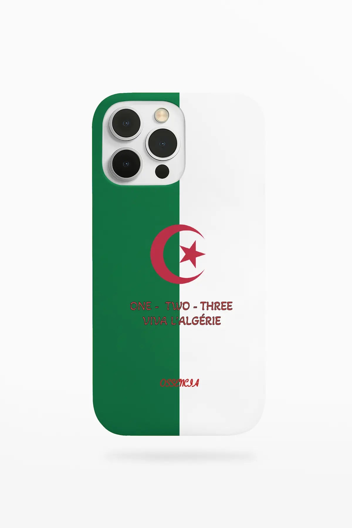Coque Ossencia motif : One - Two - Three Viva l'Algérie pour Iphone et Galaxy